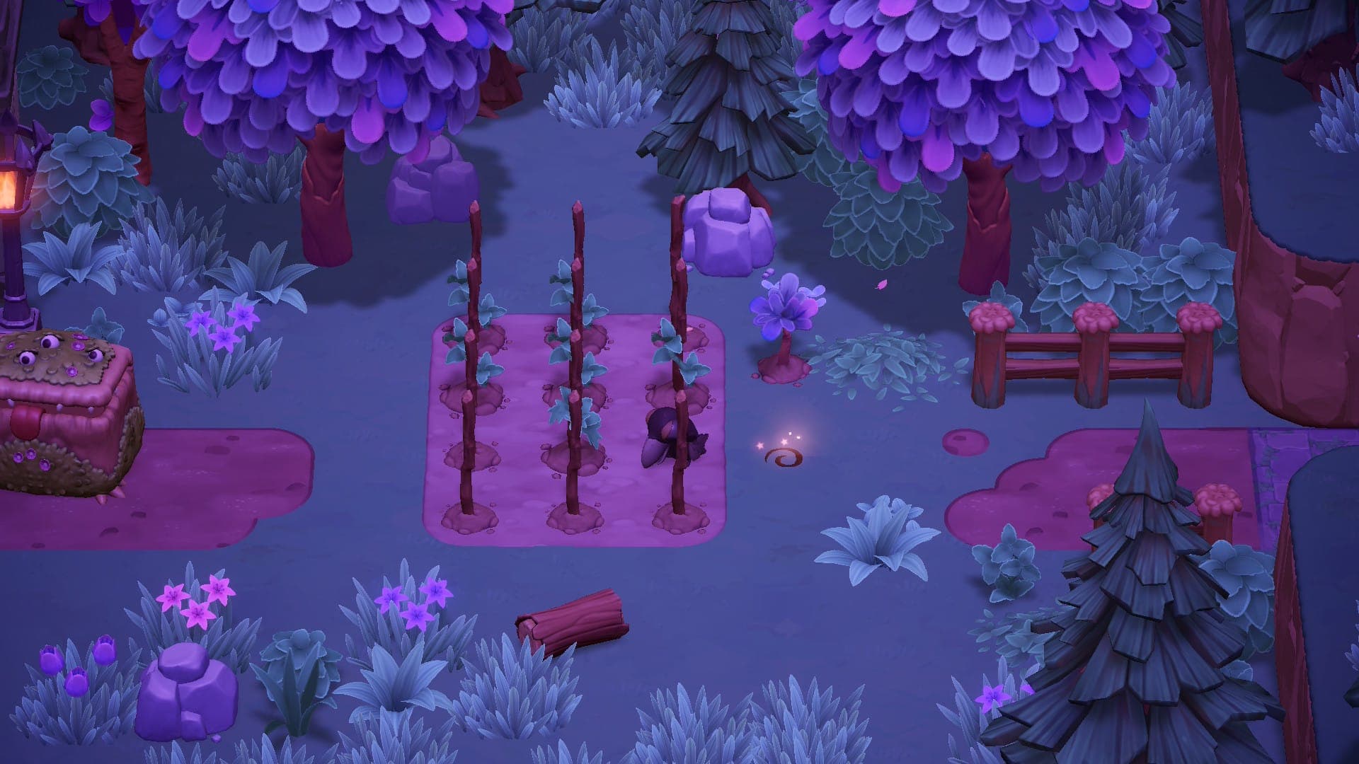 A sparkly item to dig up in Moonlight Peaks