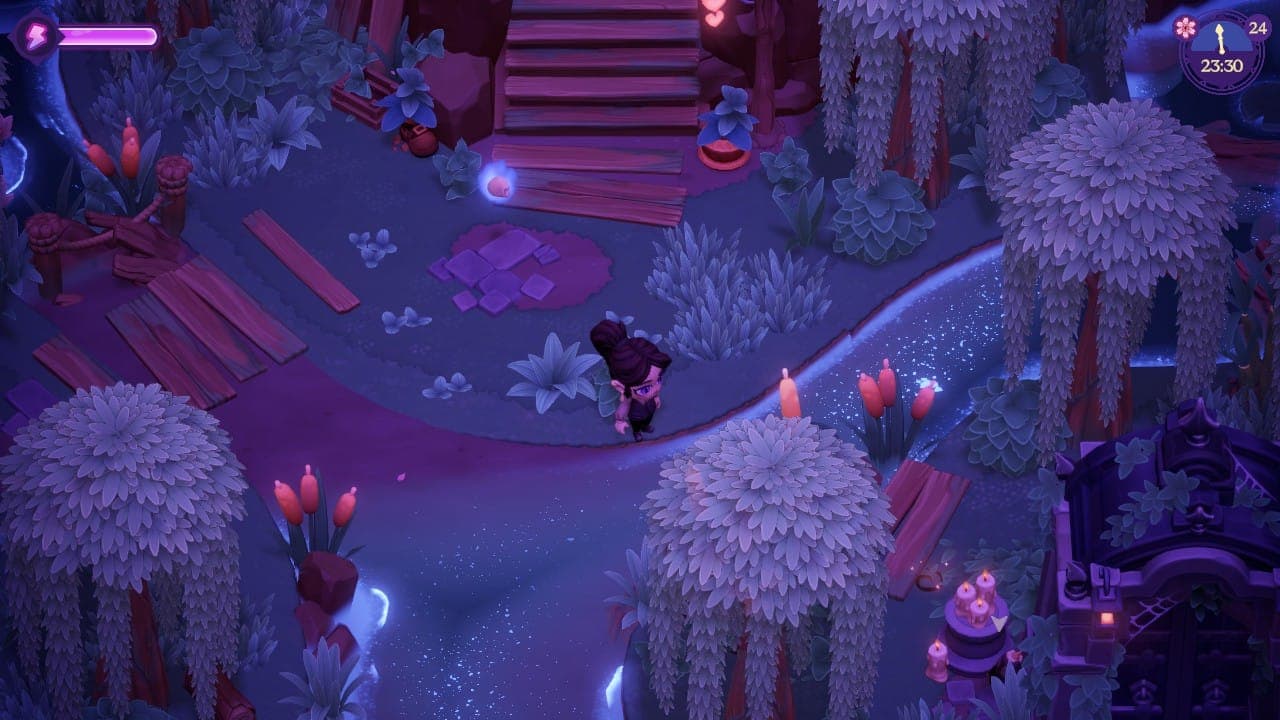 A Vampster in the Howling Marshes in Moonlight Peaks.