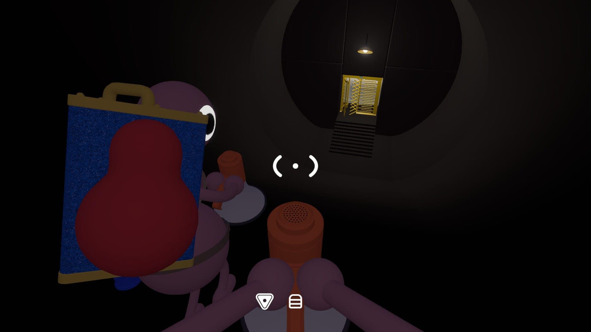 Entering the Black Sphere in Big Walk.