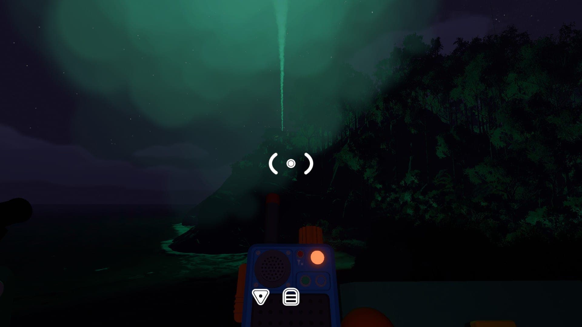 The green flare for the green flare puzzle in Big Walk.