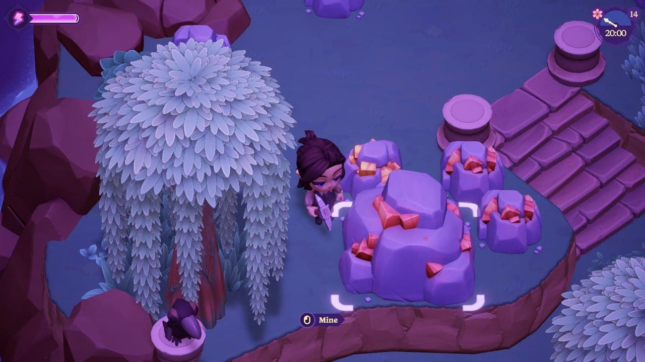 Gold and Copper Ore in Moonlight Peaks.