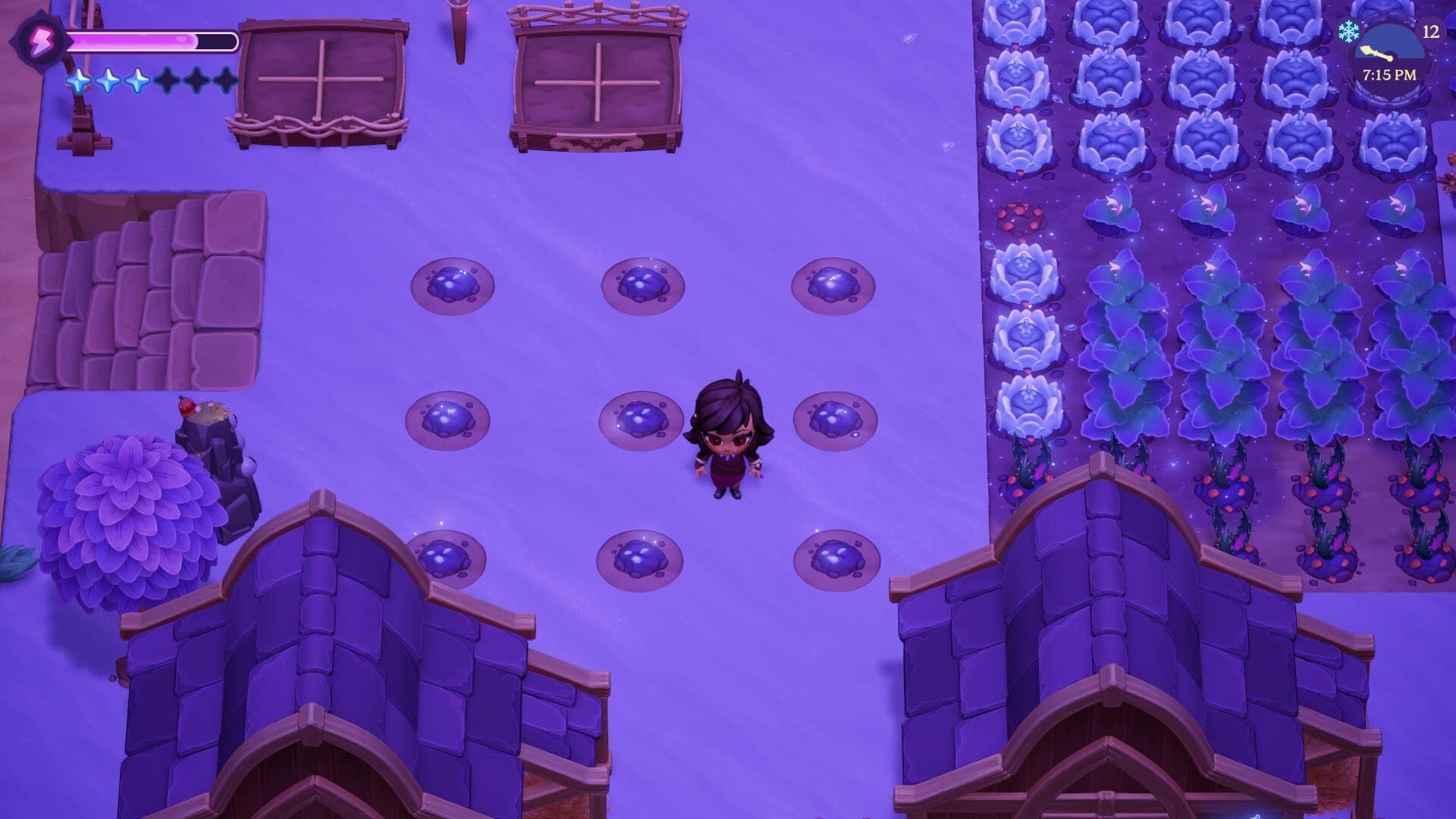 Moonlight Peaks spaced crops