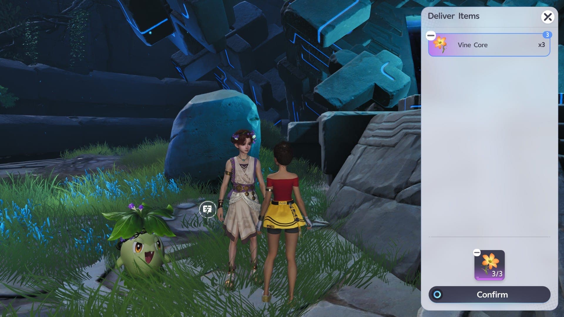 Talking to Ron in Aniimo.