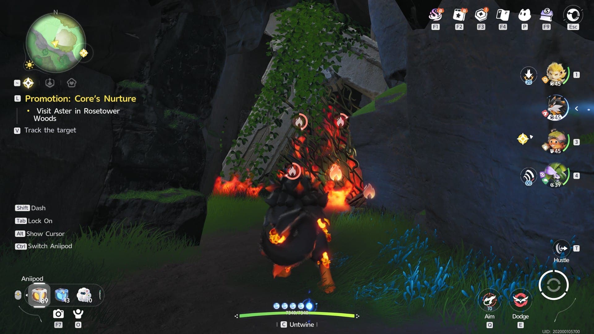 Vine Core location #3 entrance in Aniimo.