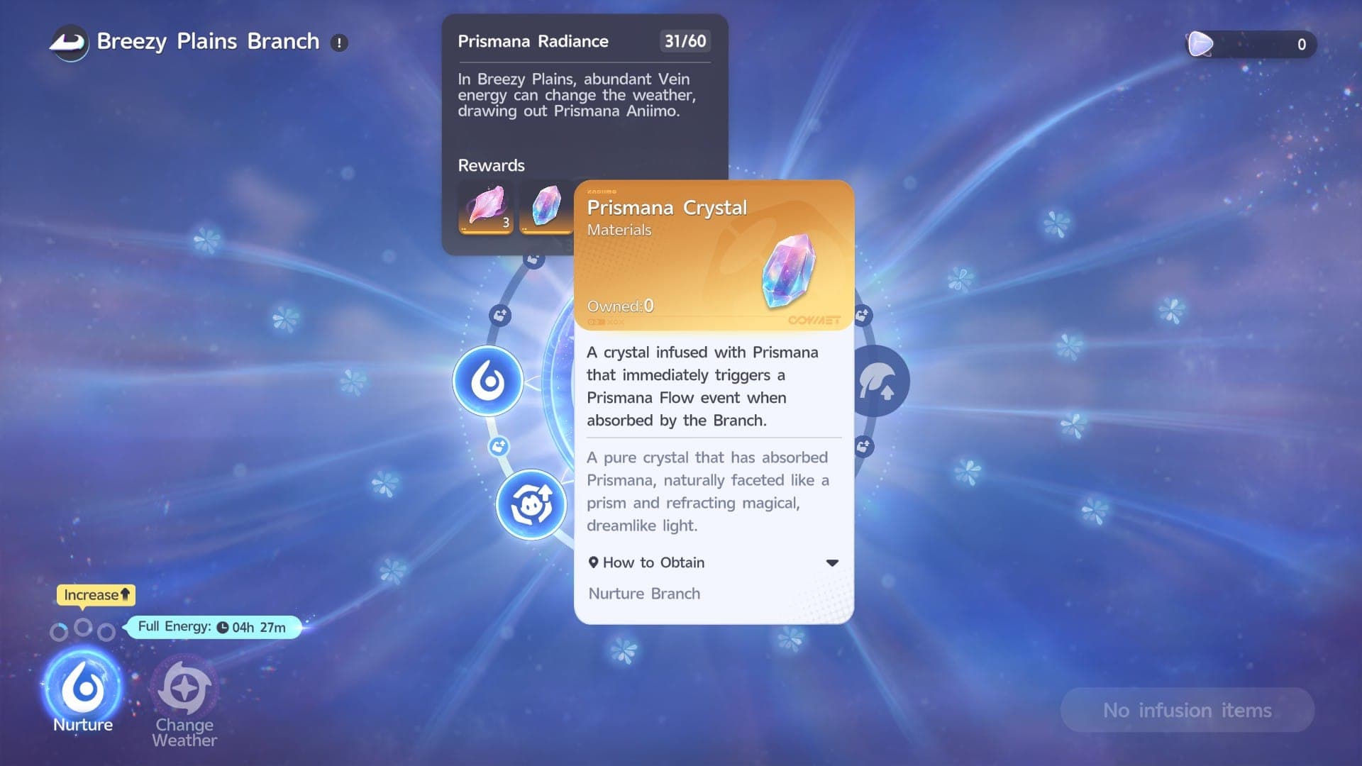 Prismana Crystals in Aniimo.