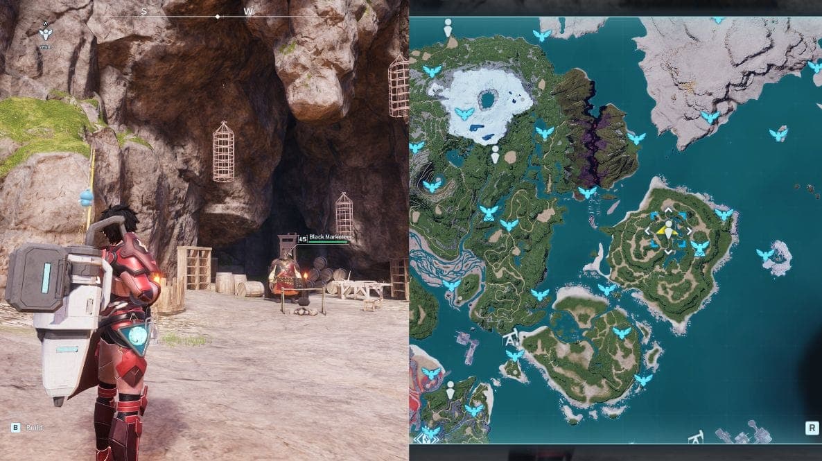 466, -123 Black Marketeer Location
