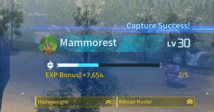 5 Capture Experience Bonus Palworld