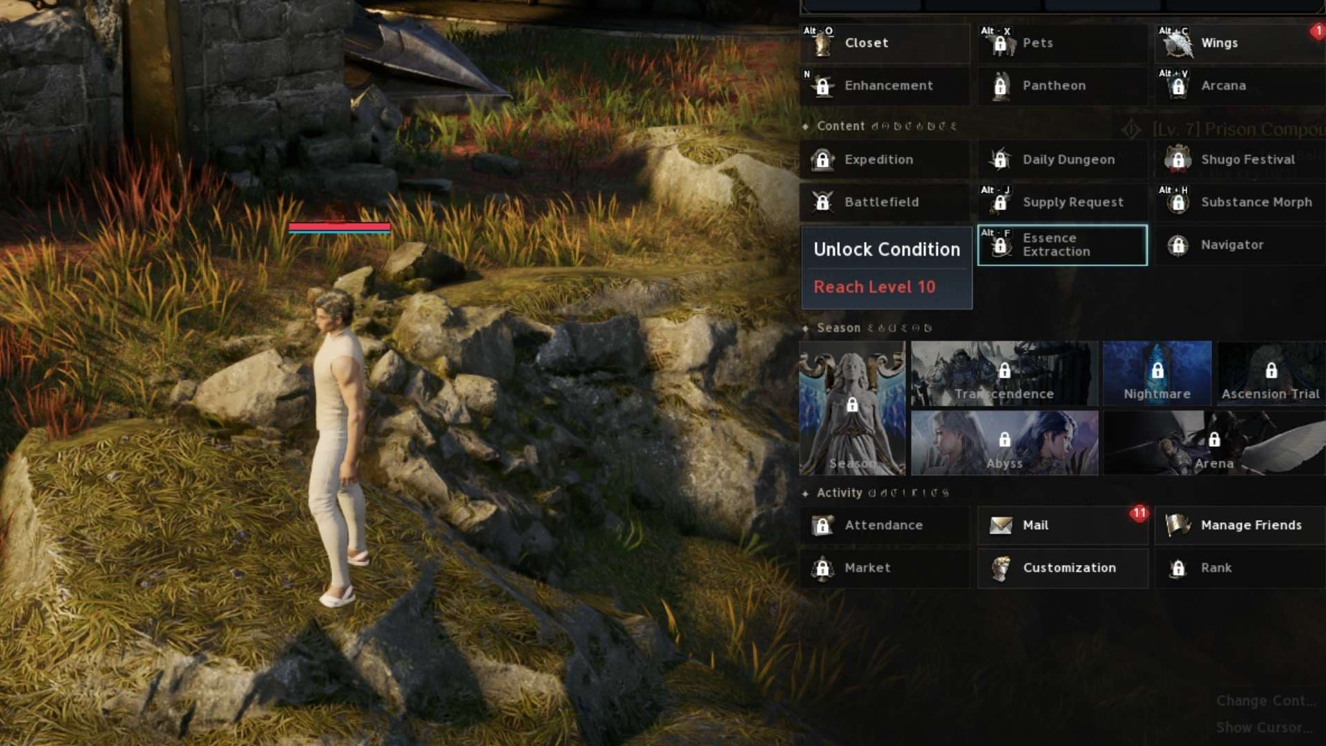 Essence extraction system in Aion 2