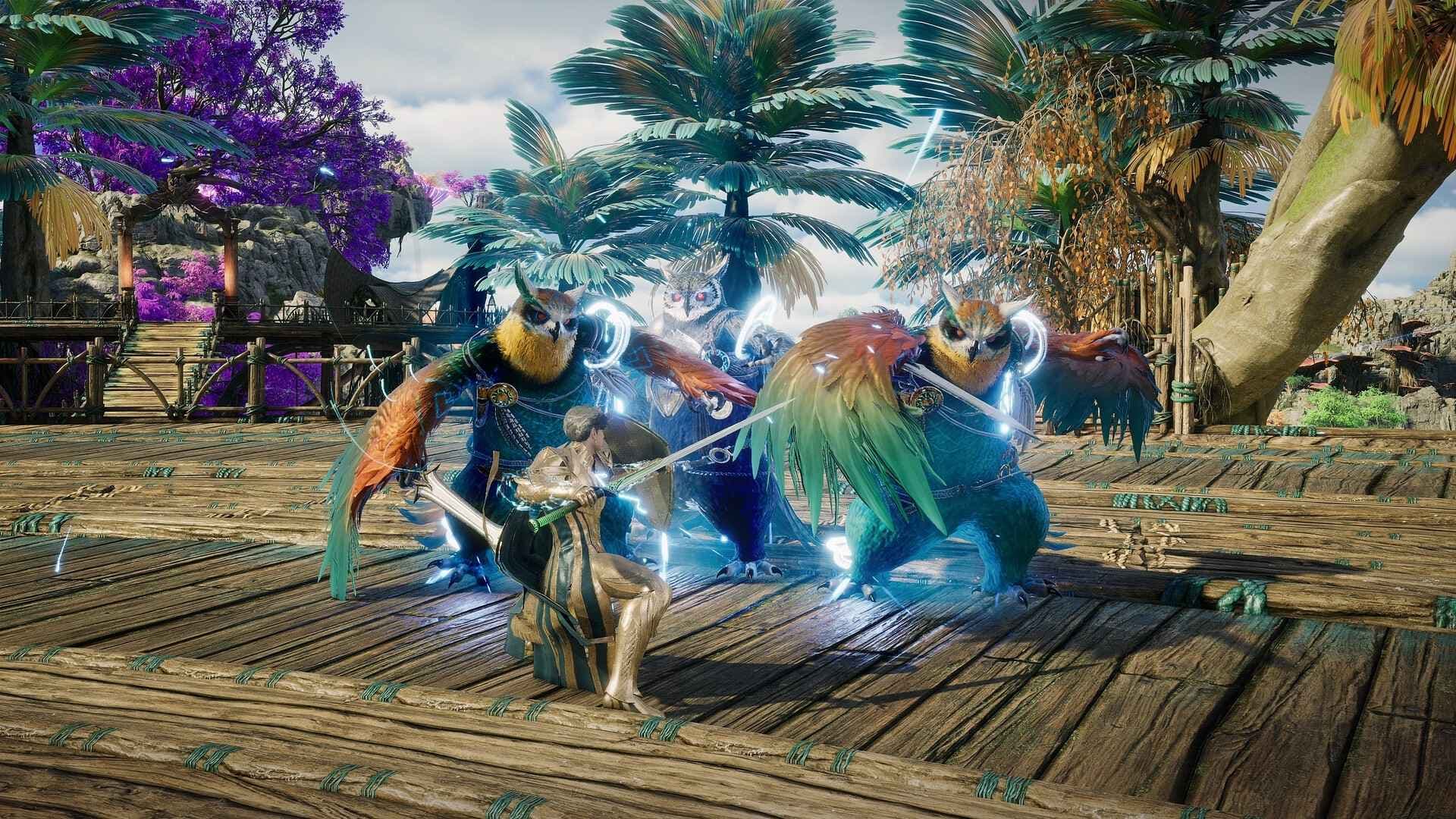 fighting mobs in Aion 2