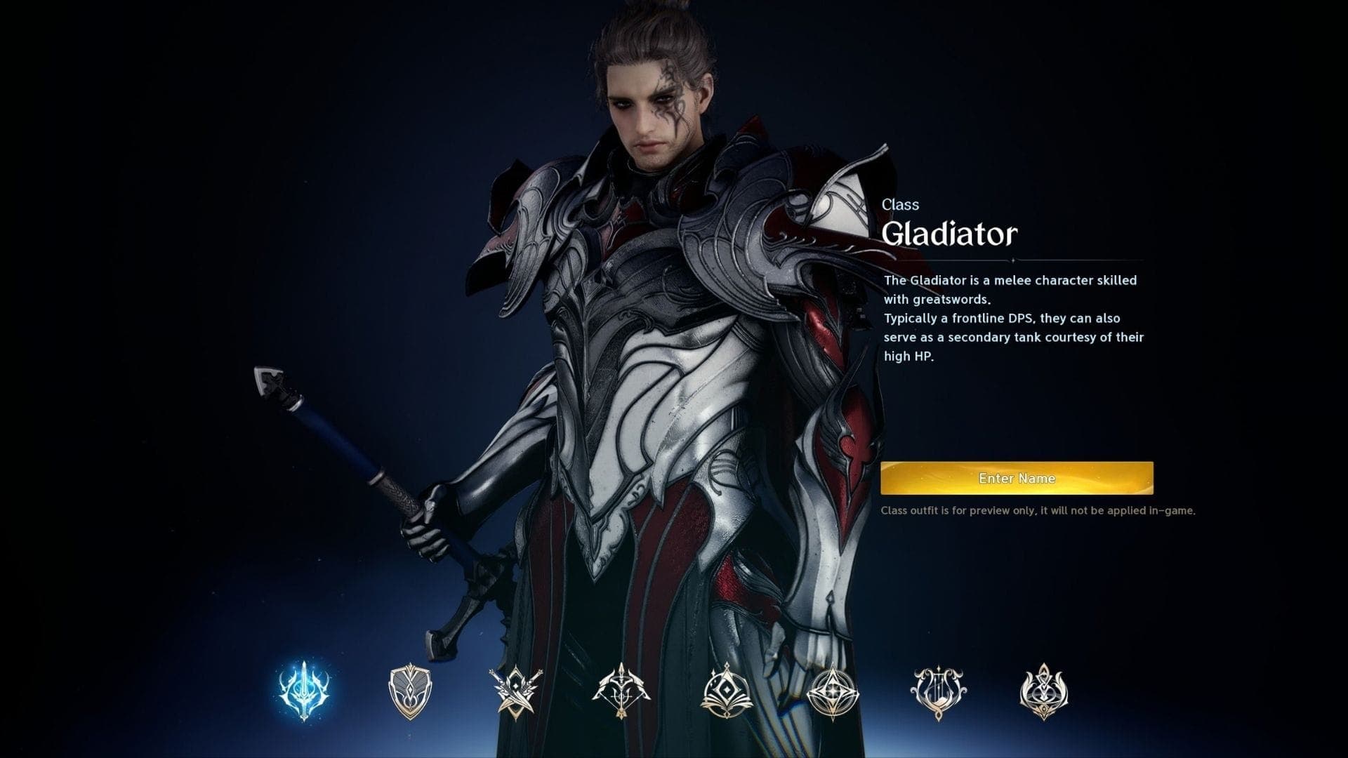 Gladiator class in Aion 2