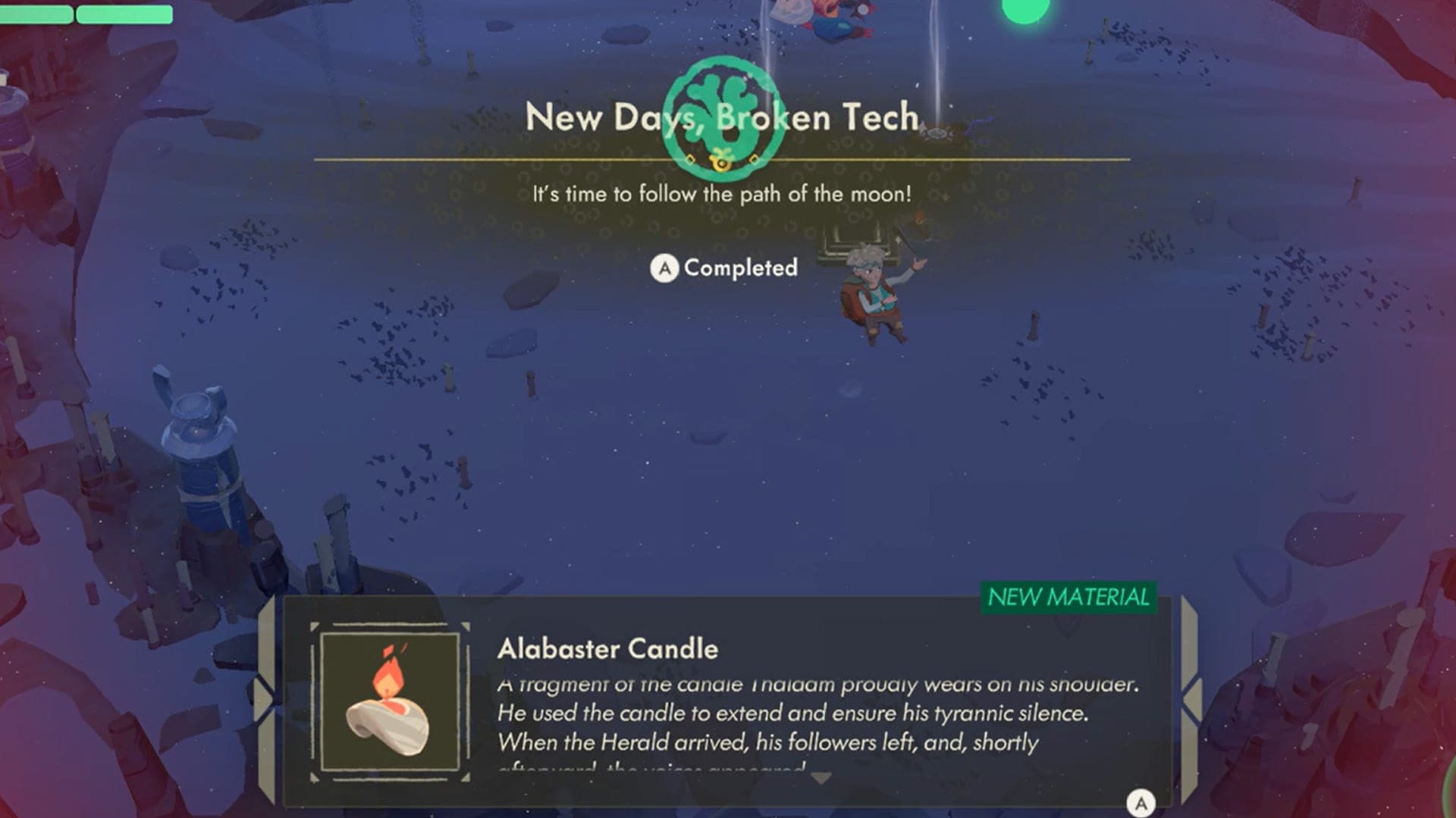 Alabaster Candle in Moonlighter 2