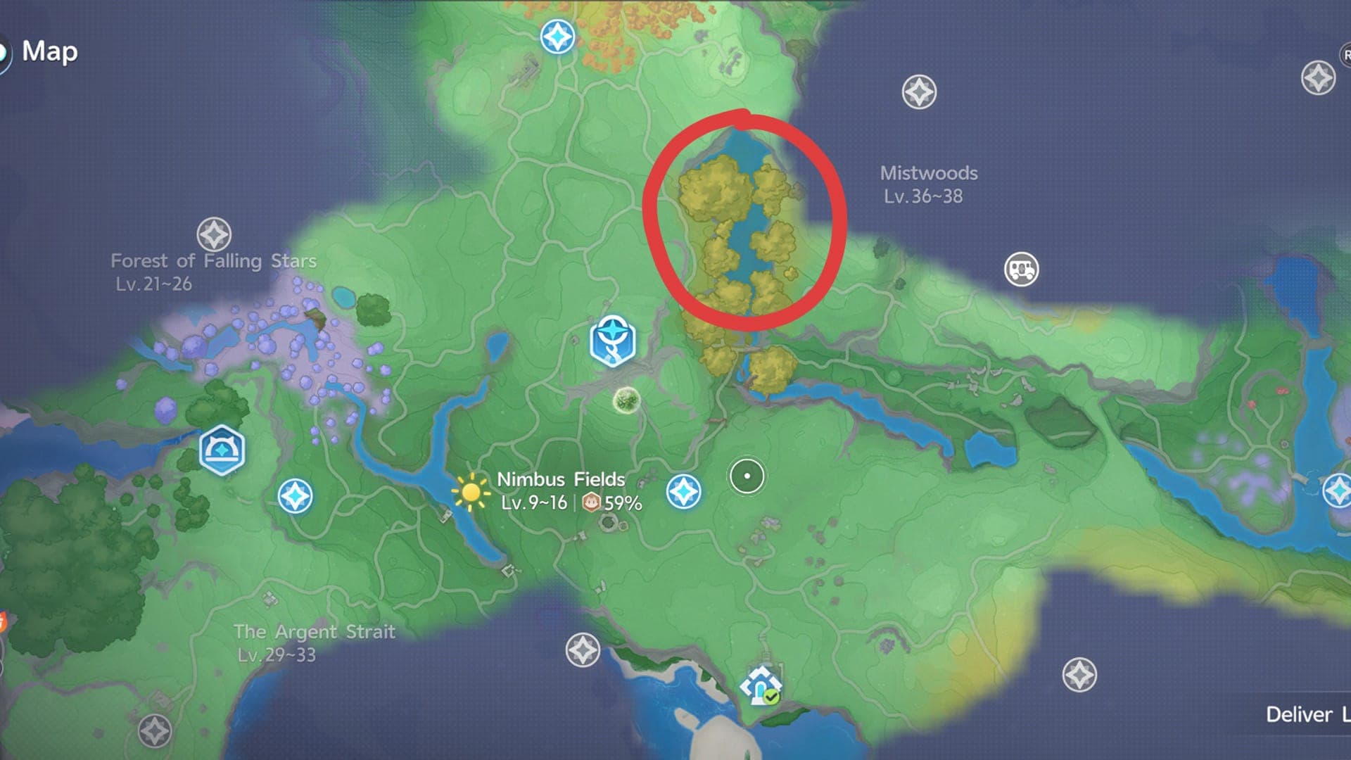 Alpha Leafy location