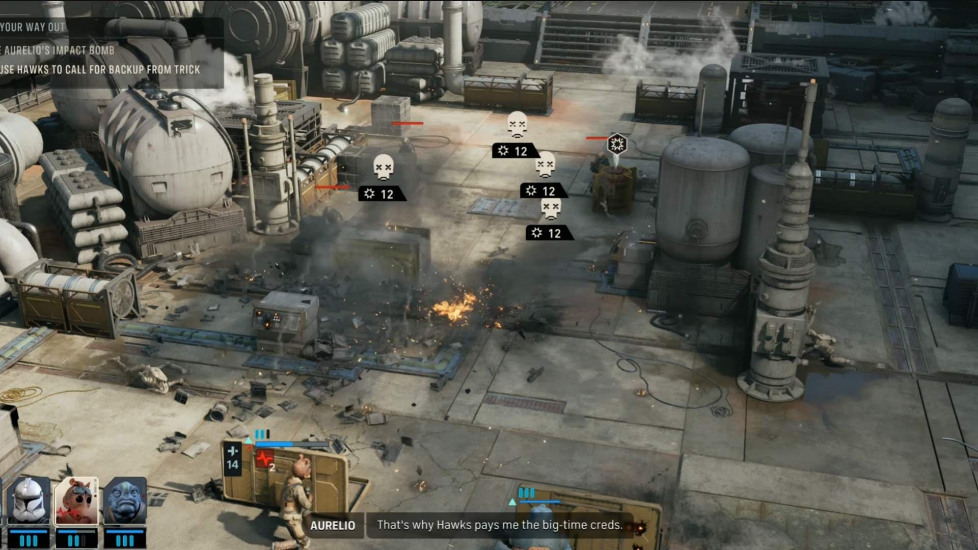Using grenade in SWZC