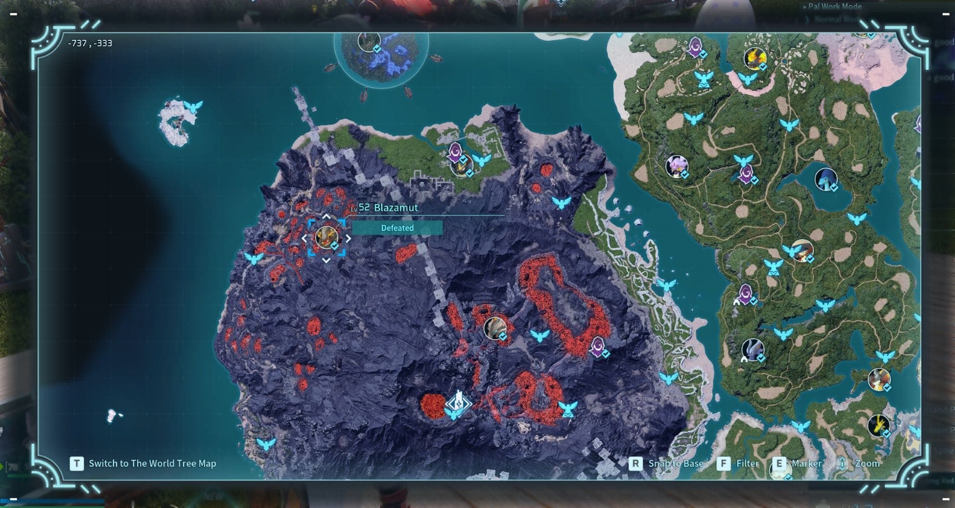 Blazamut Location