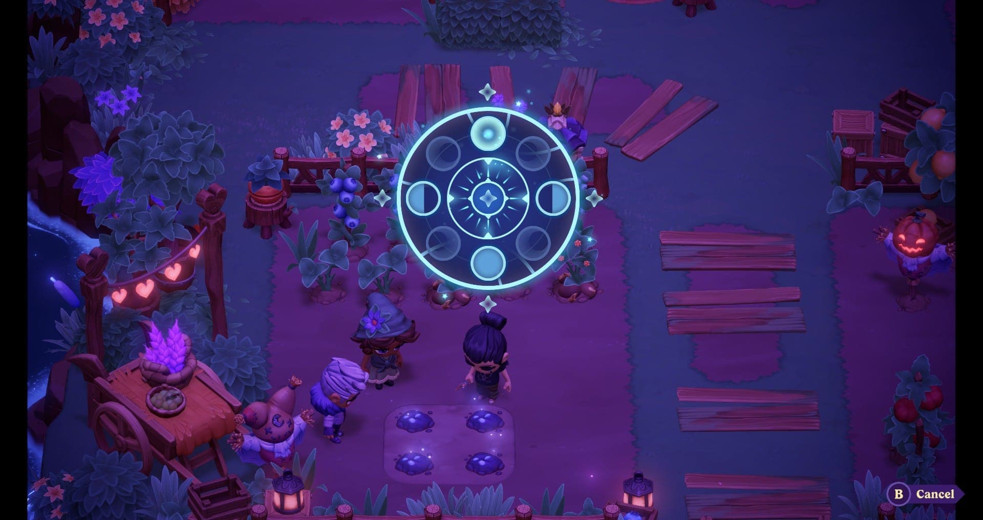 Casting Aquaflux Spell Moonlight Peaks