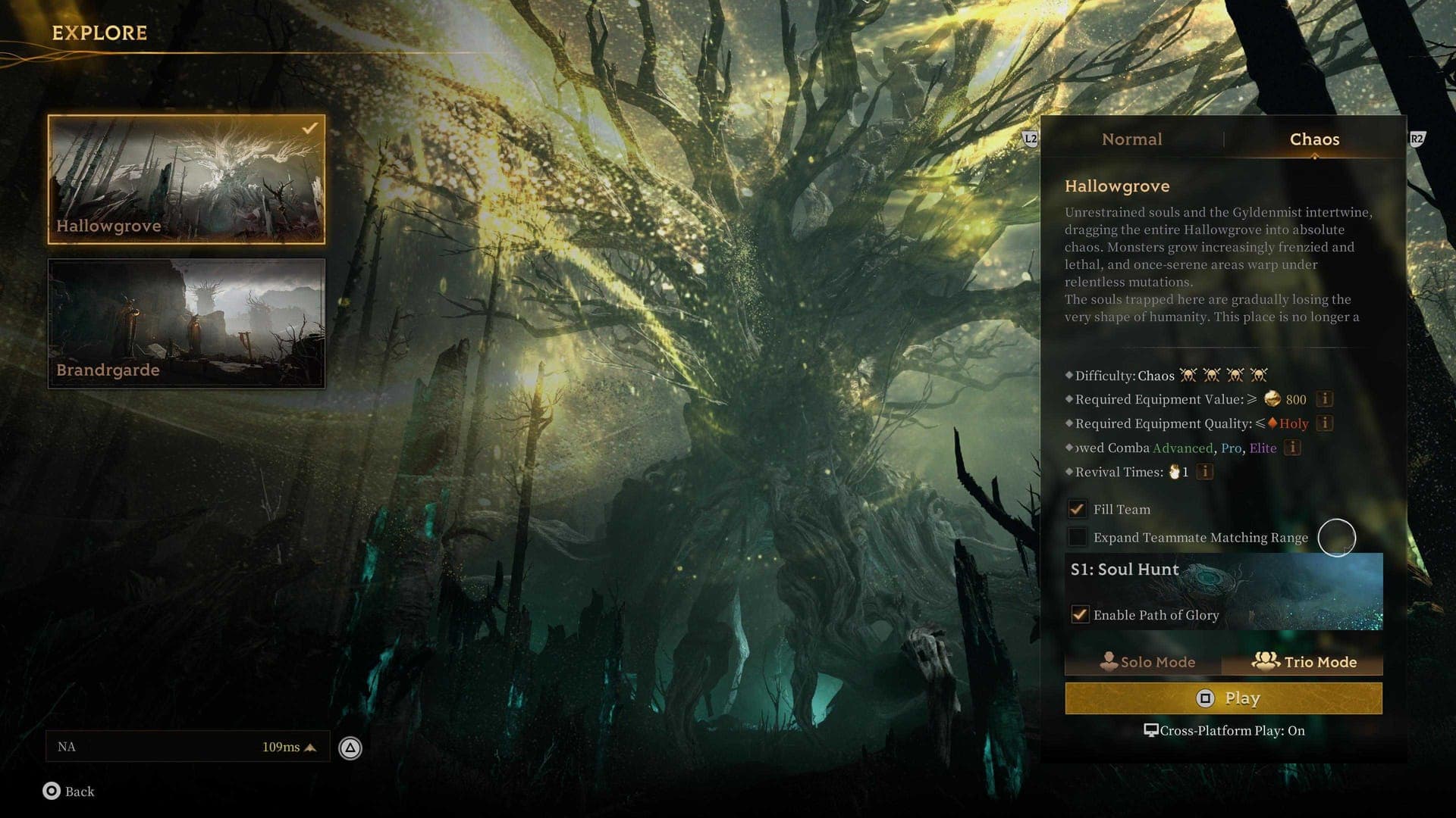 Chaos Mode Mistfall