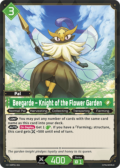 Beegarde – Knight of the Flower Garden