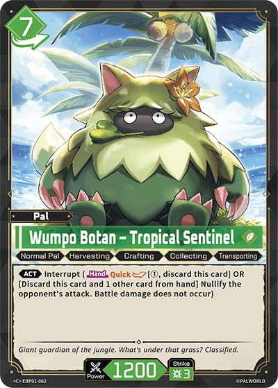 Wumpo Botan – Tropical Sentinel