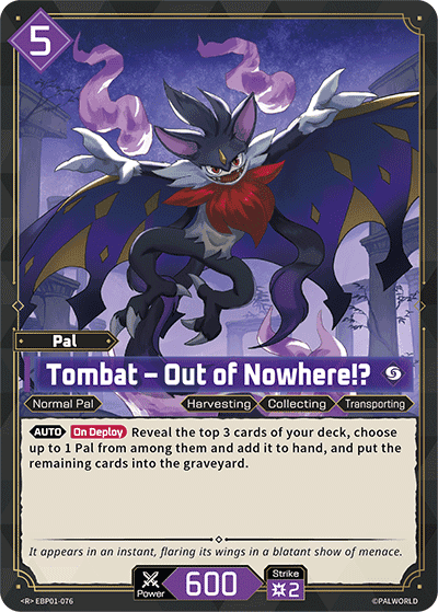 Tombat – Out of Nowhere!?
