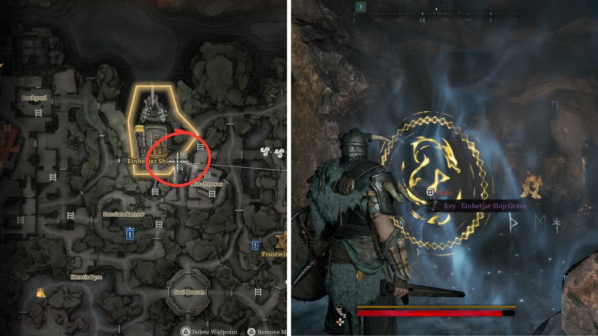 Einherjar Ship Grave Key