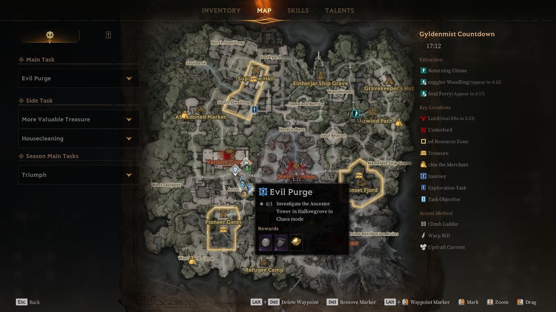 Evil Purge Location