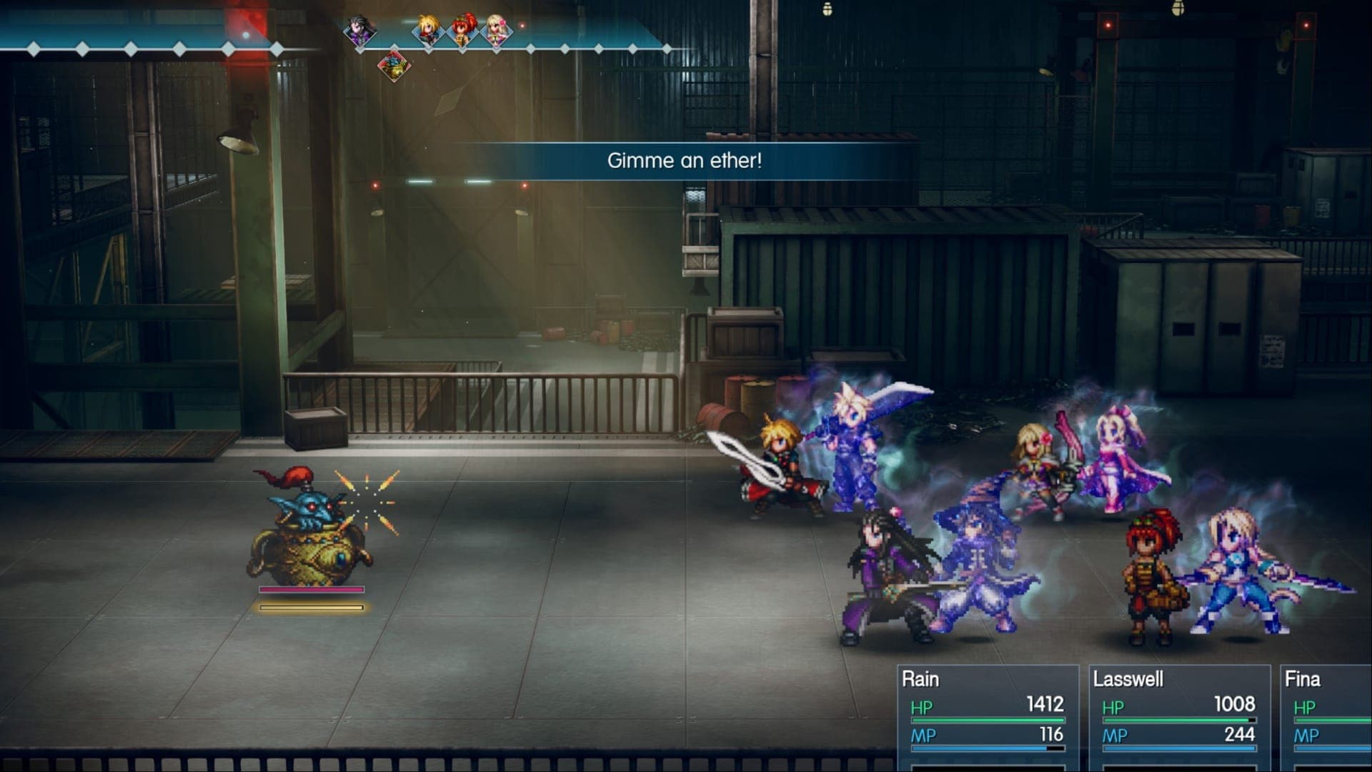 Final Fantasy Resonance Citrine Pot battle