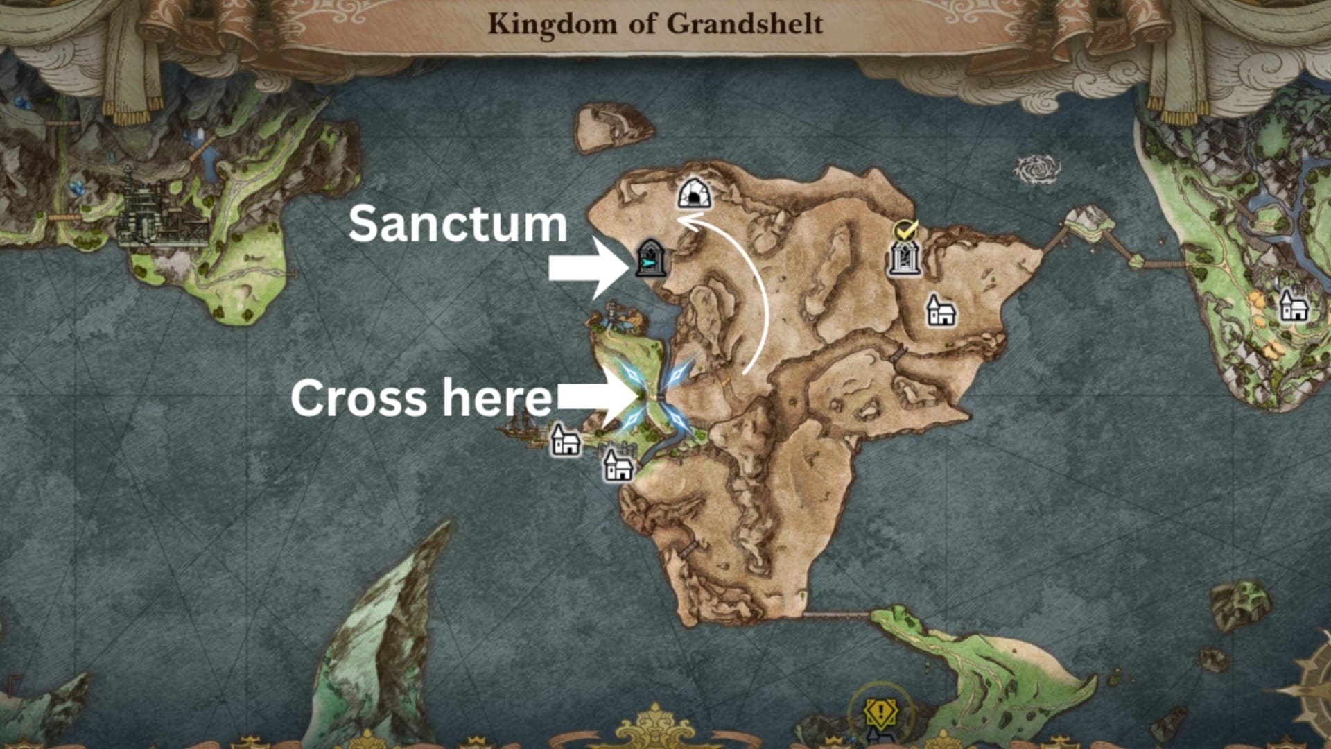 Final Fantasy Resonance Cloud map location