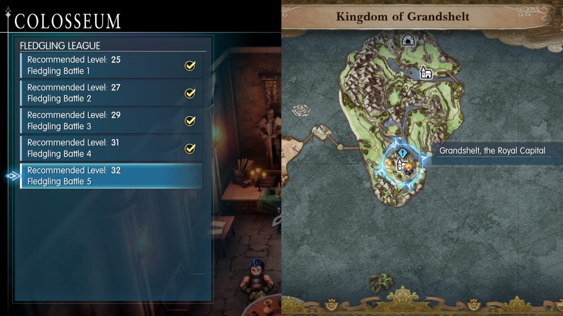 Final Fantasy Resonance Colosseum map location