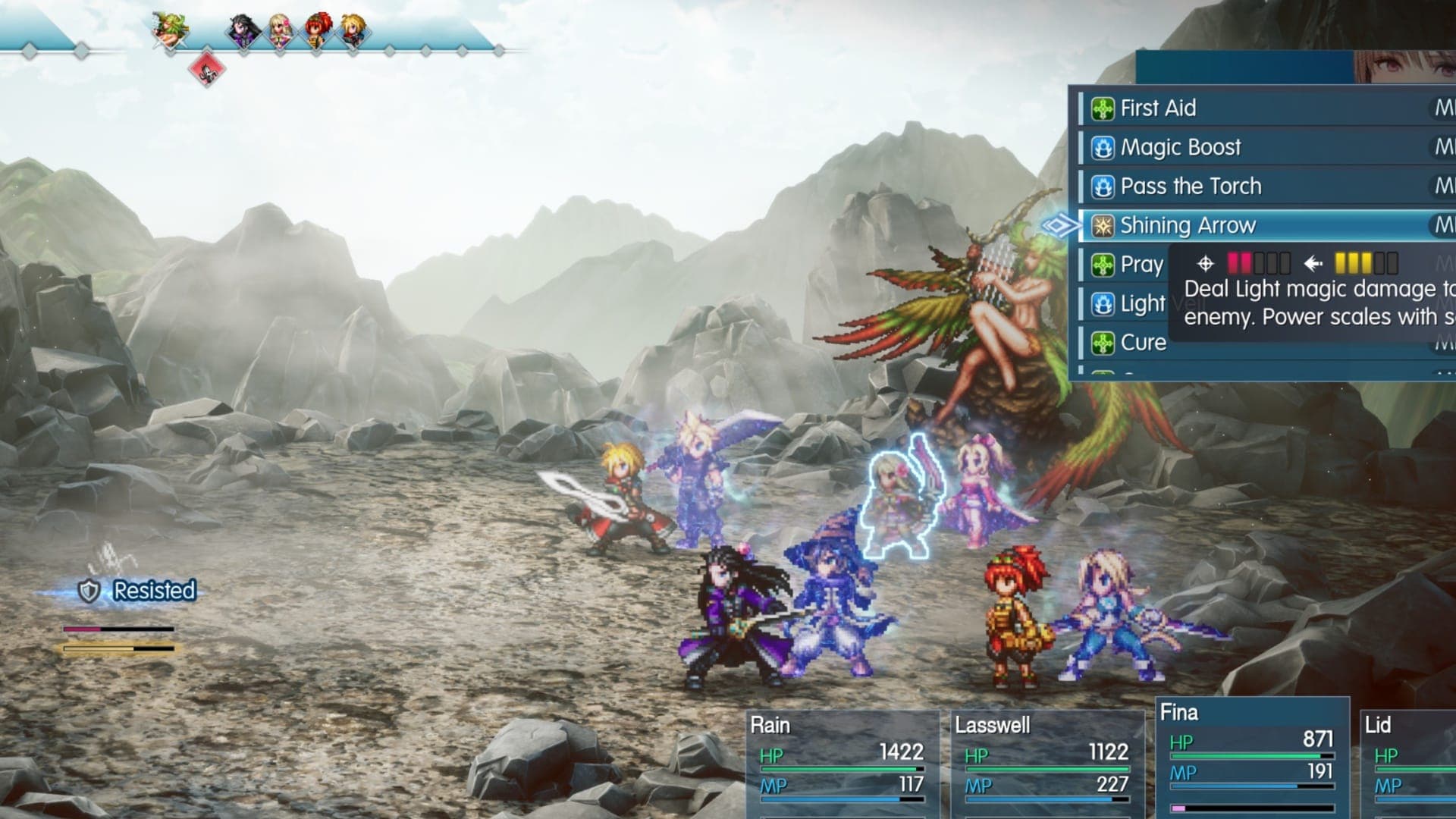 Final Fantasy Resonance Metal Minituars in battle. 
