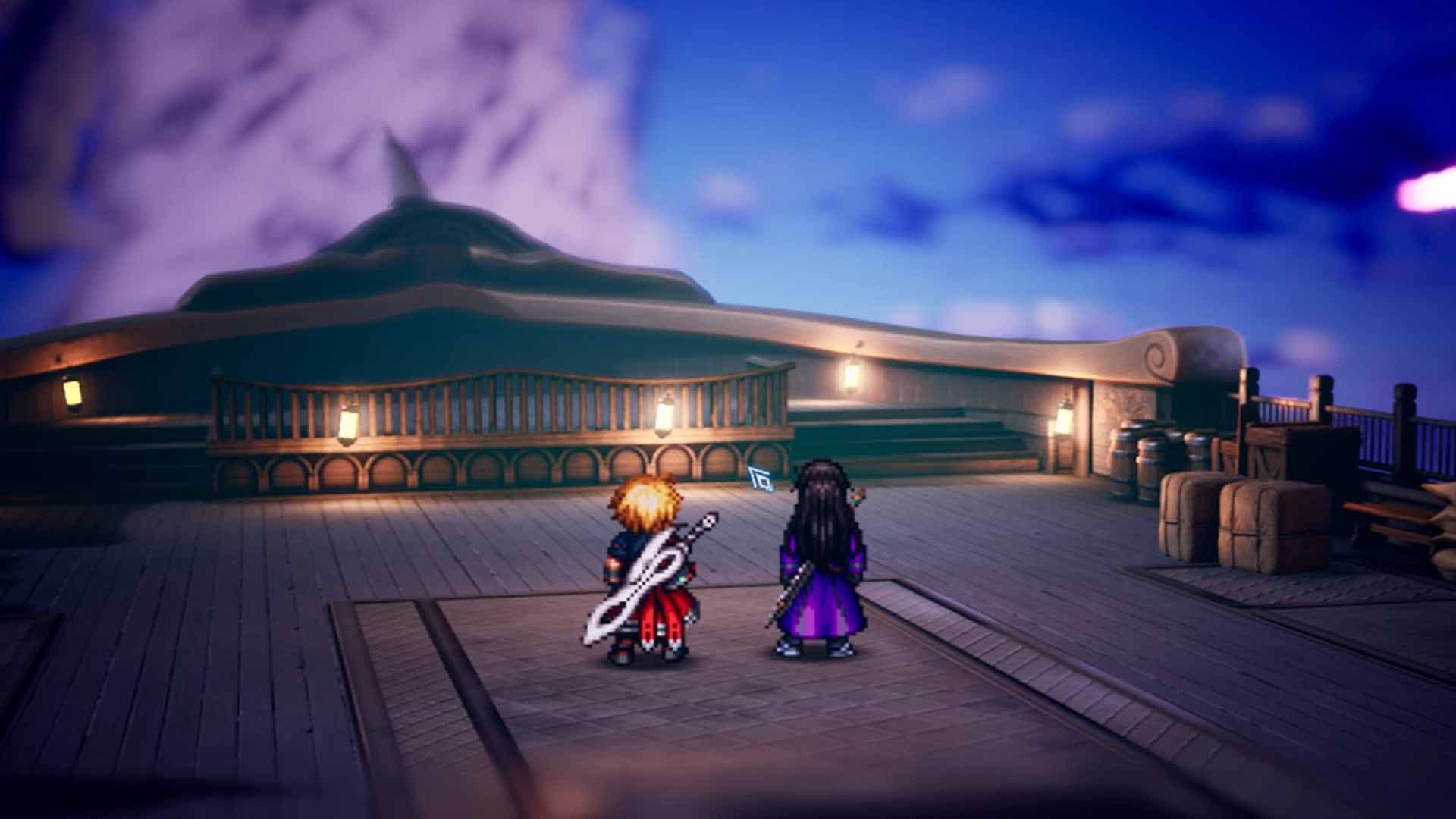 Final Fantasy Resonance Rain and Lasswell in CH1