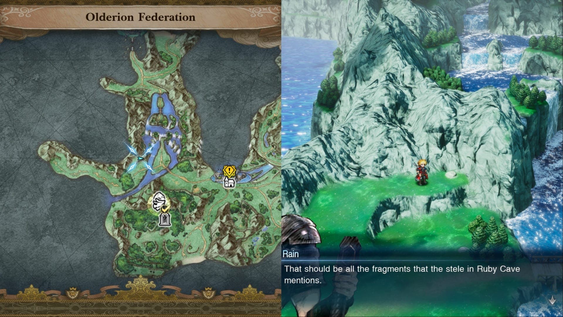 Final Fantasy Resonance Ruby Cave third fragment map