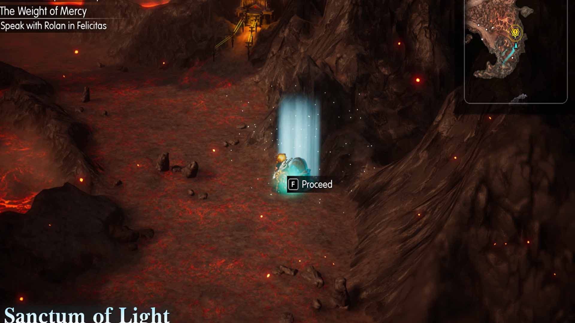 Final Fantasy Resonance Sanctum of Light map location