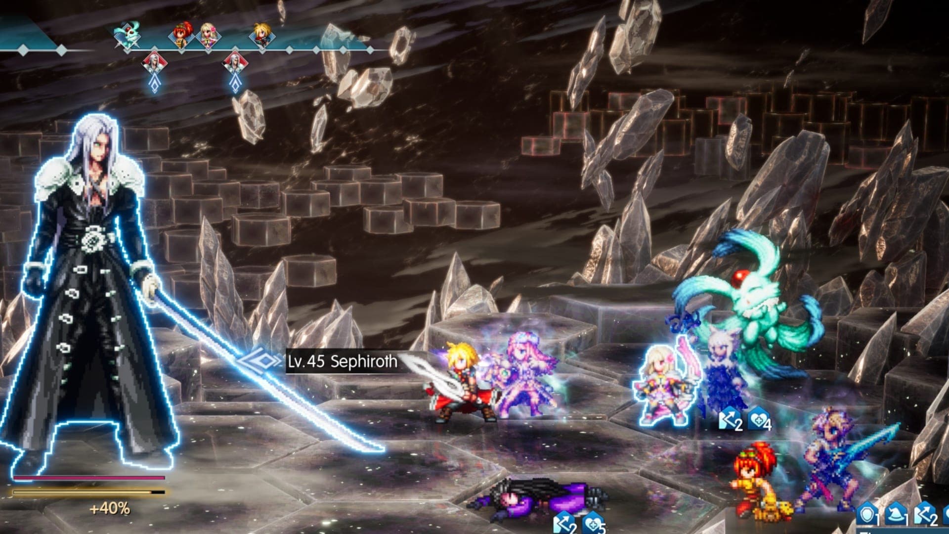 Final Fantasy Resonance Sephiroth and summon