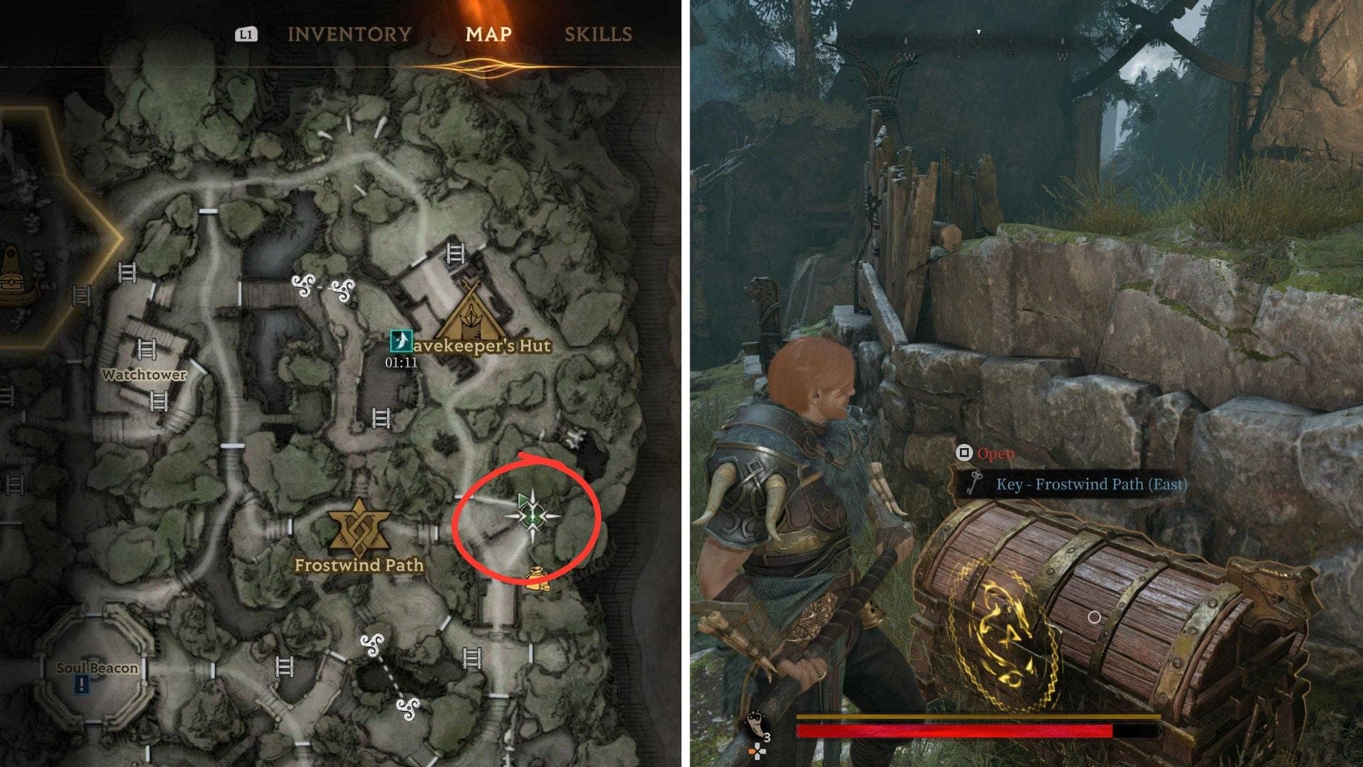 Frostwind Path Key