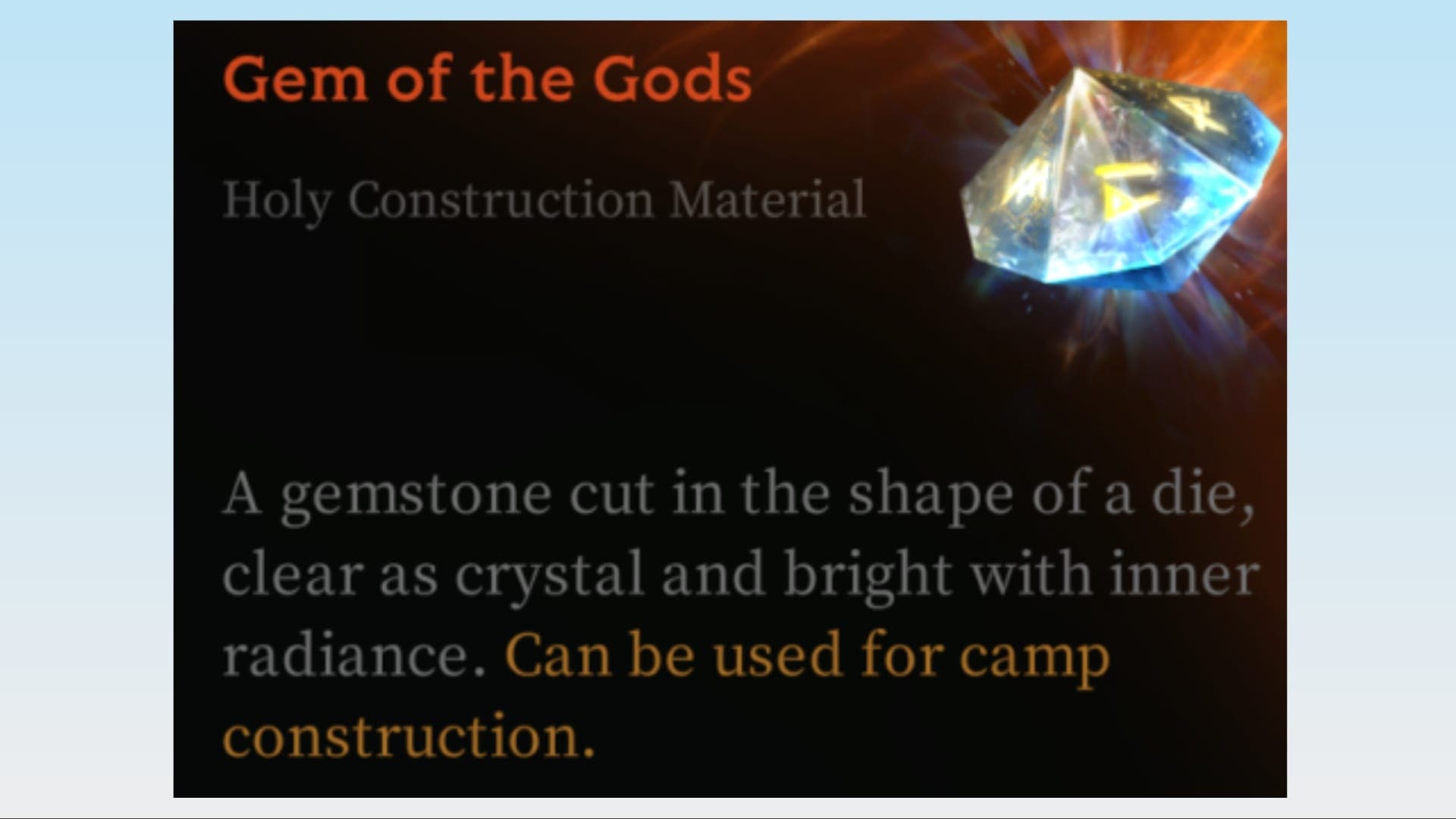 Gem of the Gods Description