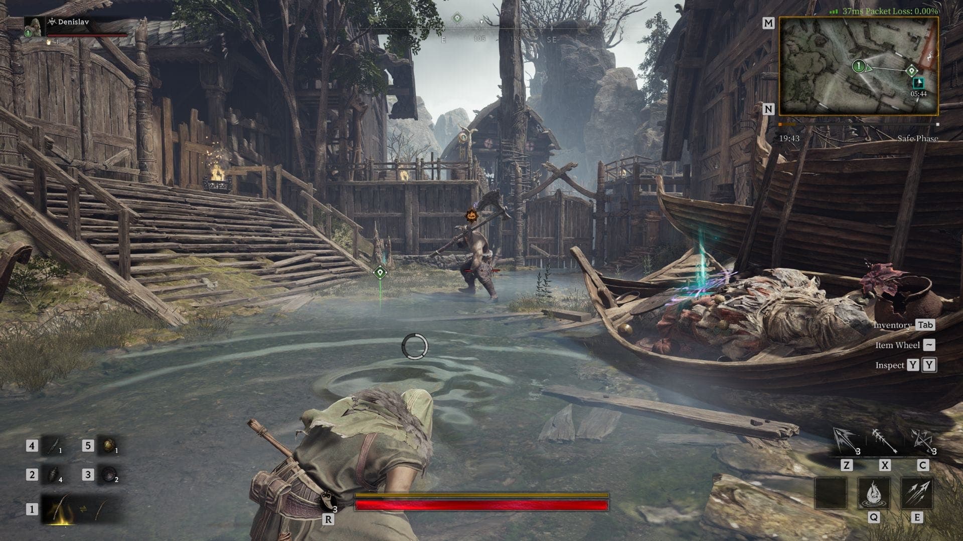 Greataxe Berserker outside Supreme Hall 