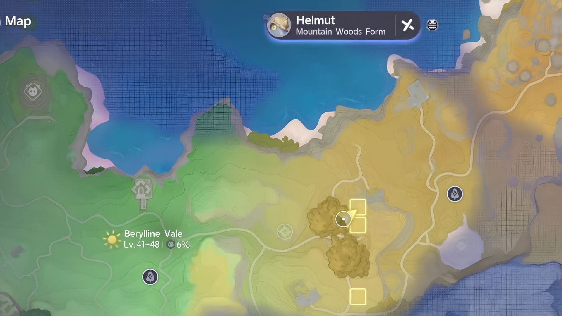 Helmut Spawn location in Aniimo