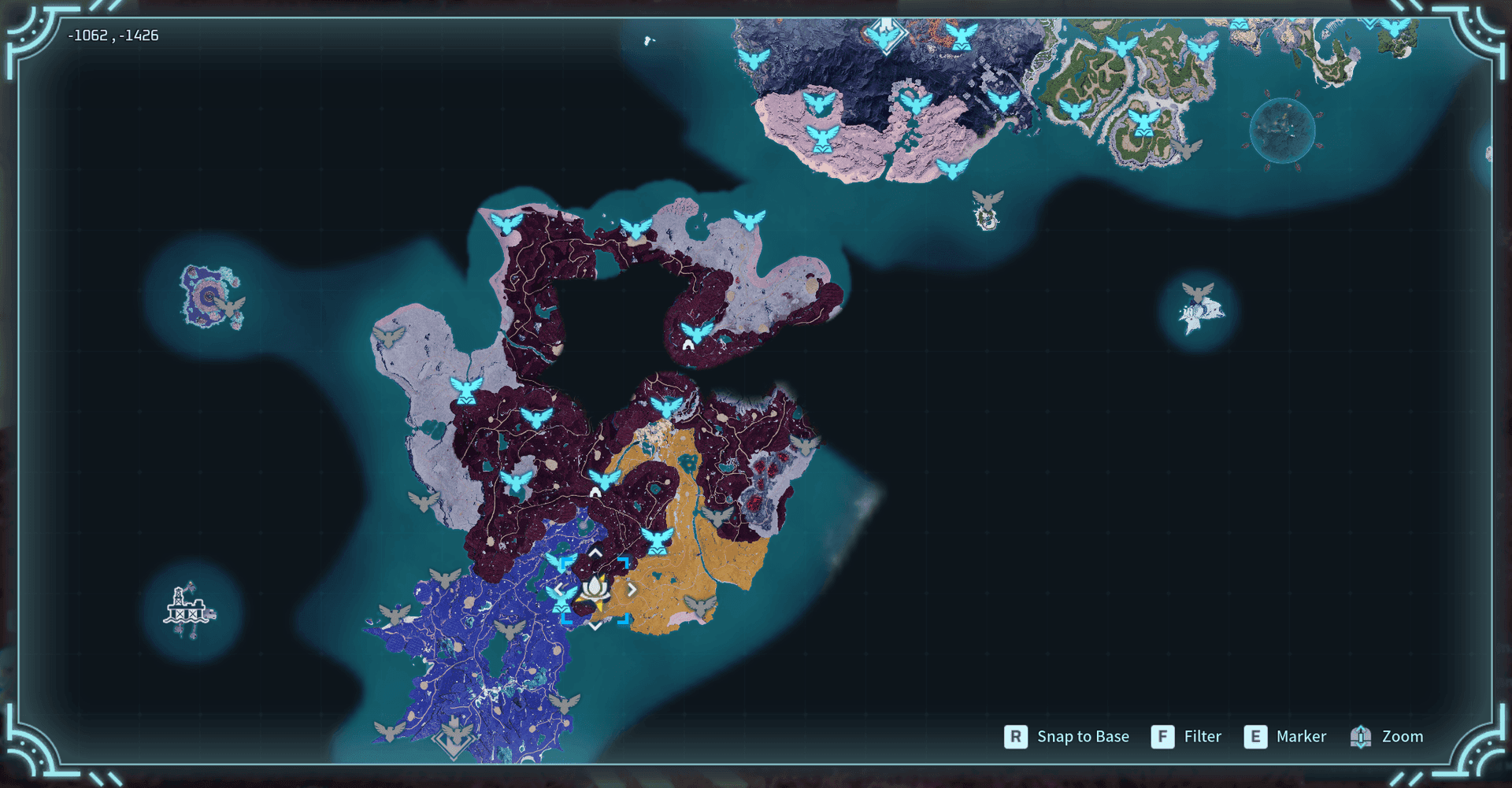 Hexolite Triple Cluster Location 