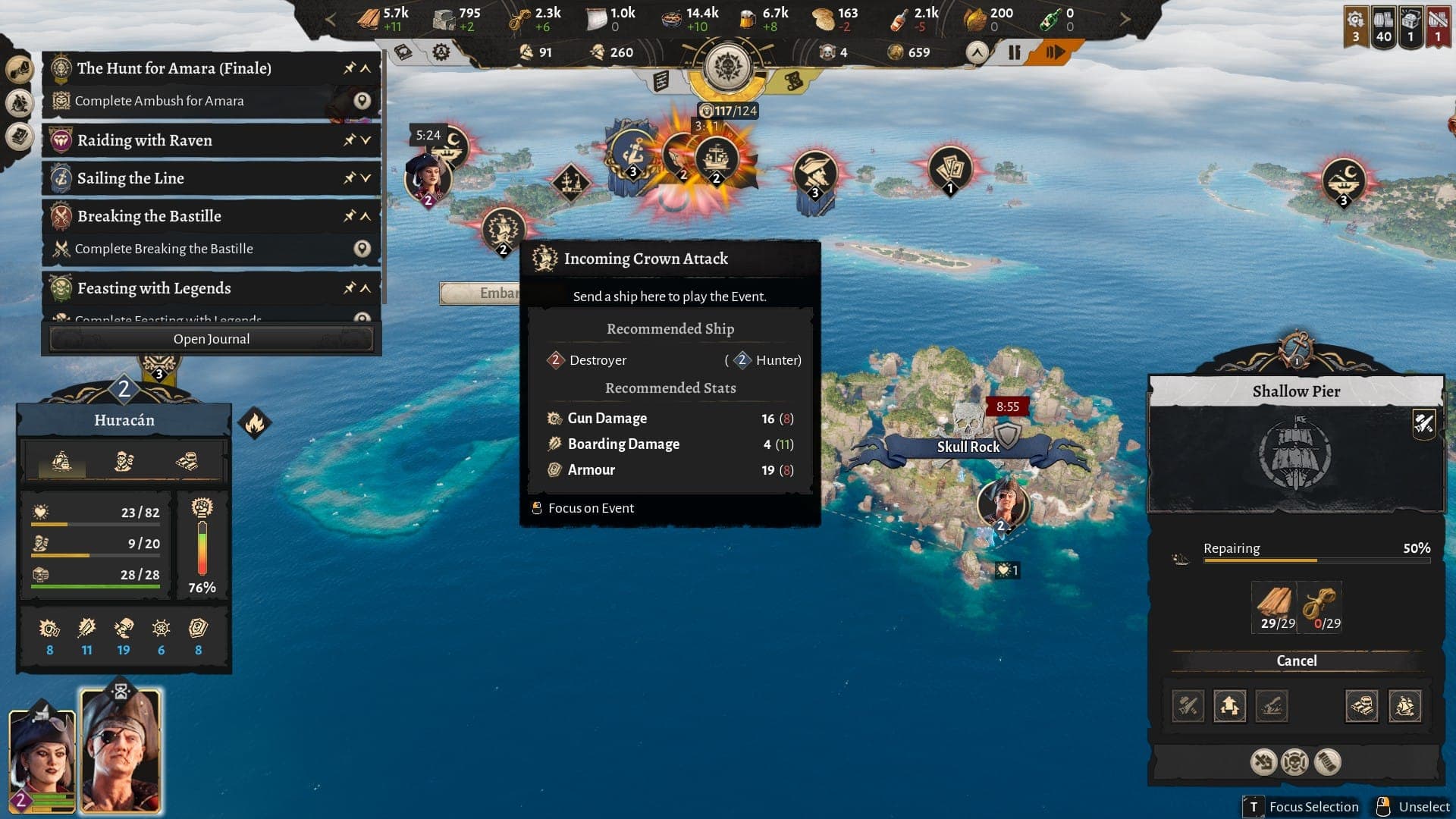 Intercepting Crown Attacks Corsair Cove