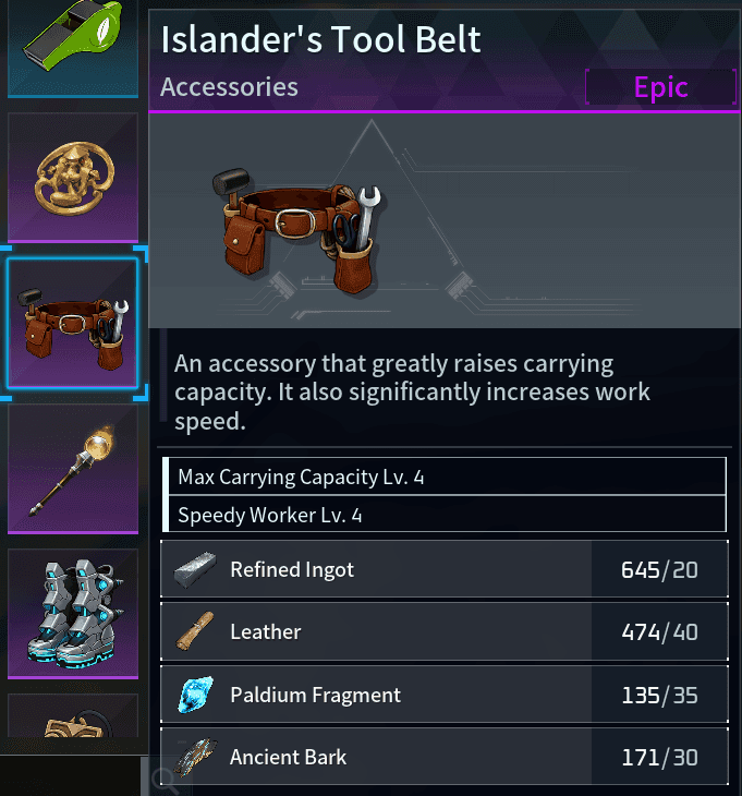 Islander's Tool Belt