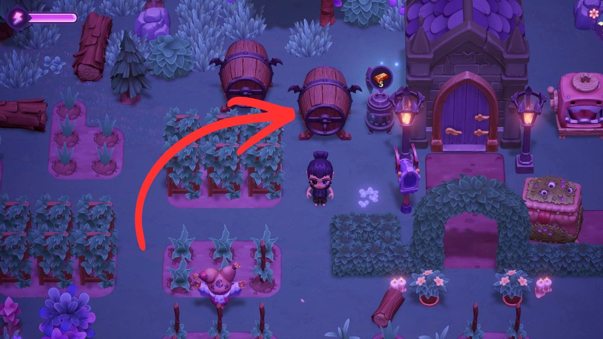 Kegs in Moonlight Peaks