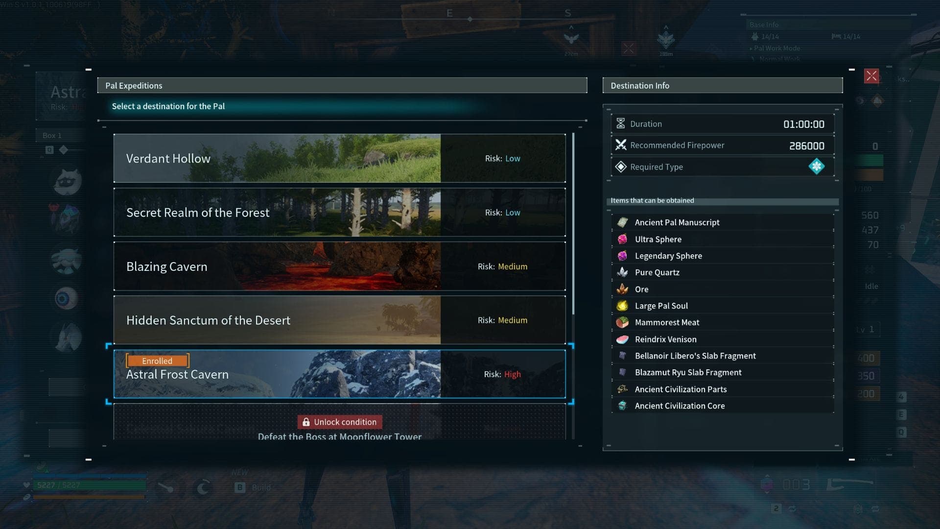 List of Expeditions in Palworlds
