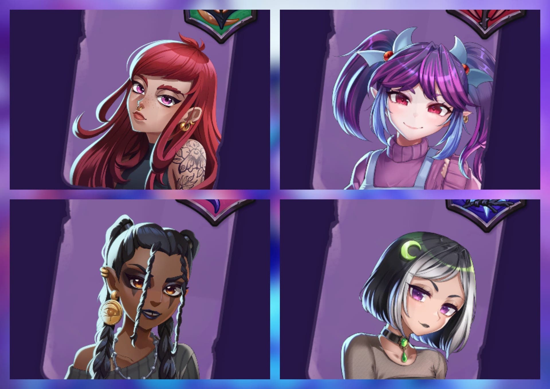 Moonlight Peaks portrait style 2 variety