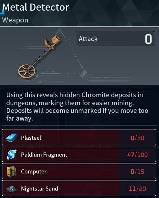 Metal Detector for Chromite