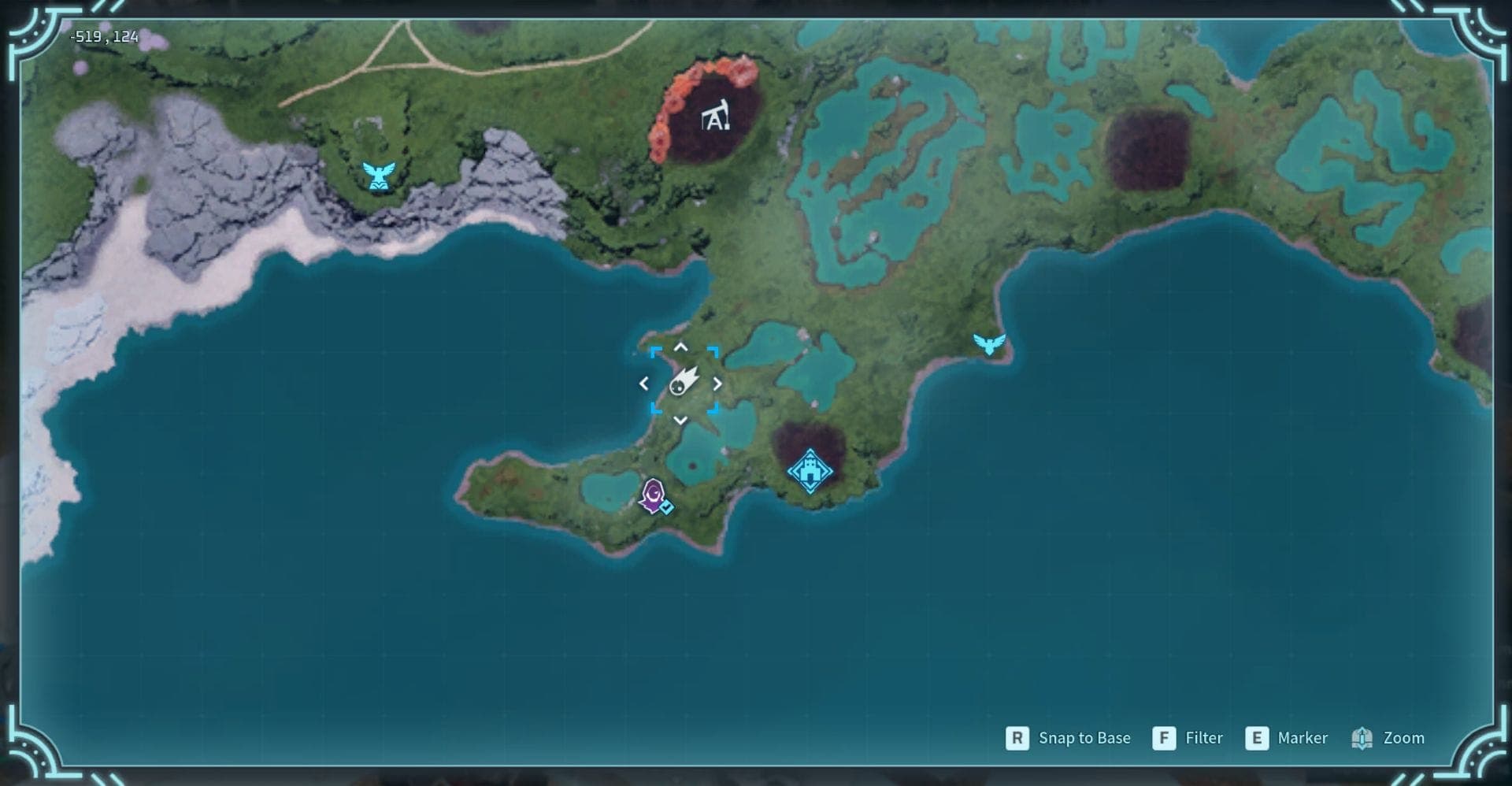 Meteorite Icon on Map
