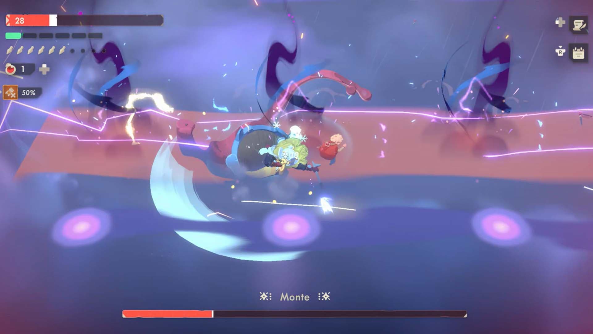Monte boss in Moonlighter 2 phase 6