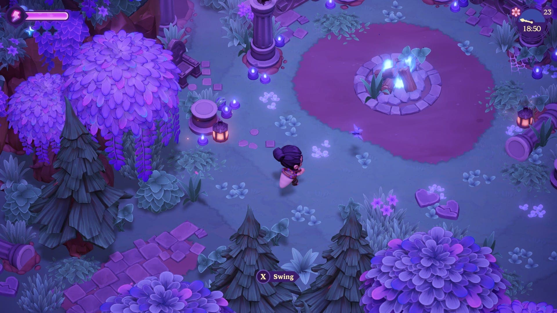 Moonlight Peaks Catching Bugs