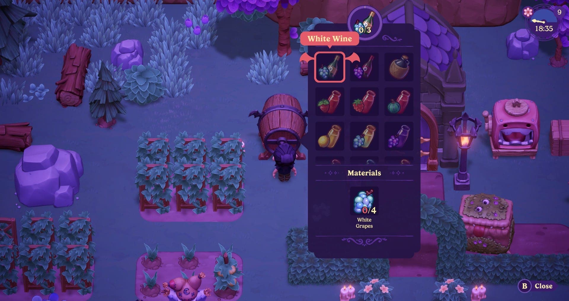 Moonlight Peaks Wine Making