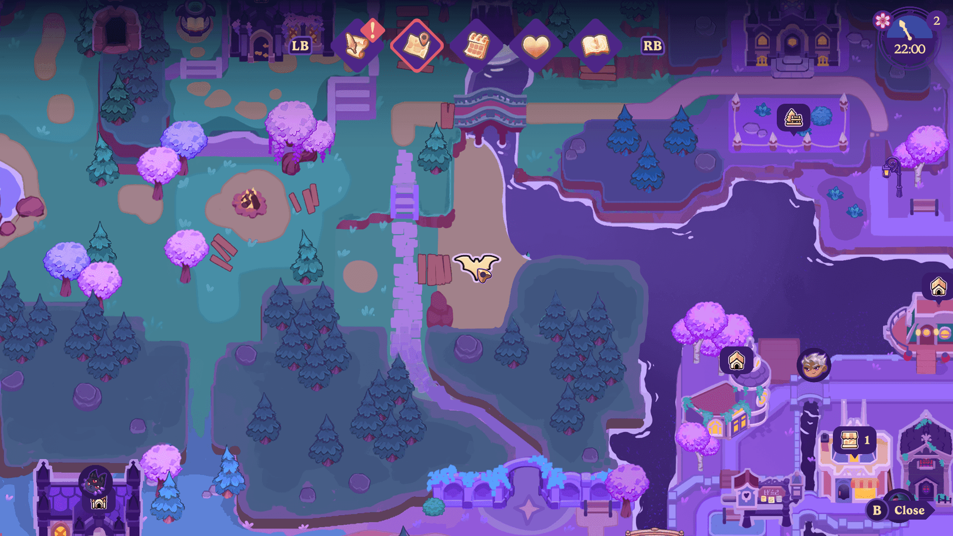 Moonlight Peaks fishing rod quest location