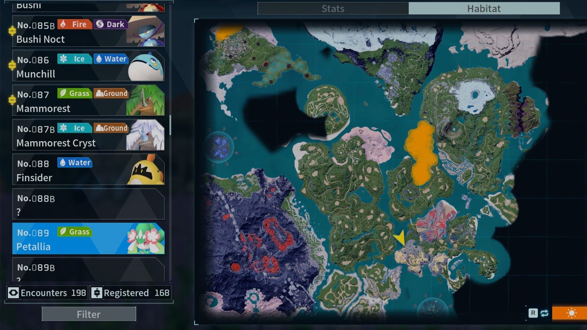 Petallia Map